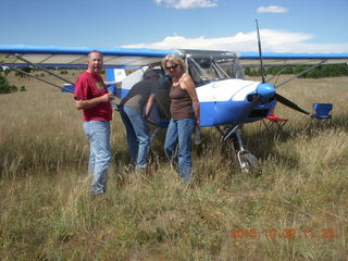 Me-Own airstrip ad-hoc fly-in group photo