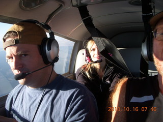 Sean and Kristina flying in N8377W