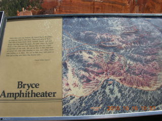 21 7cg. Bryce Canyon amphitheater sign