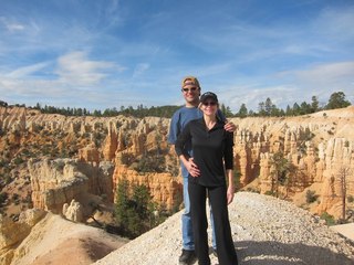 17 7cj. Sean's Bryce Canyon photos - Sean and Kristina