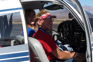 83 7cw. Safford fly-in and half marathon - Ken's photo - Bonnie and Adam in N8377W