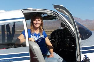 Safford fly-in and half marathon - Ken's photo - Bonnie in N8377W