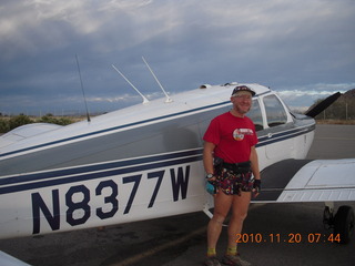 Safford fly-in and half marathon - Tammie and Adam (sorry it's blurry)