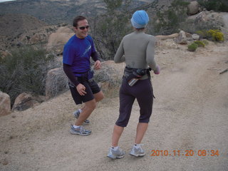 Dave and Elizabeth on Bagdad run