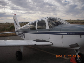 Safford fly-in and half marathon - Ken's photo - Bonnie in N8377W