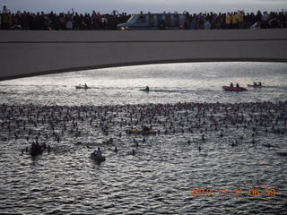 Arizona Ironman bikes and swim start