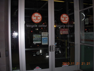 The Bicycle Cellar for my ride home after Arizona Ironman