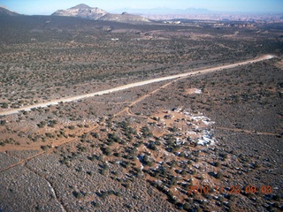 Moab trip - aerial Navajo Mountain airstrip