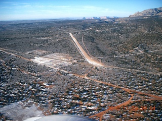 32 7dp. Moab trip - aerial Navajo Mountain airstrip