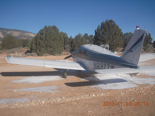 41 7dp. Moab trip - N8377W at Navajo Mountain airstrip