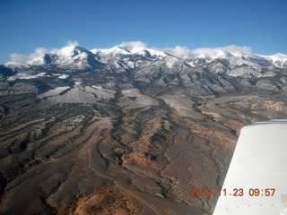 64 7dp. Moab trip - aerial Eagle City airstrip