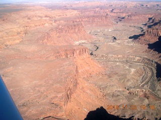 69 7dp. Moab trip - aerial Dirty Devil airstrip