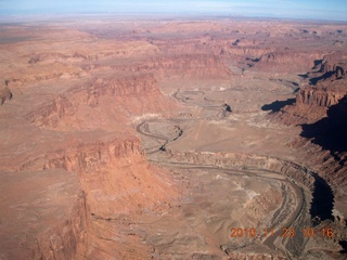 70 7dp. Moab trip - aerial Dirty Devil airstrip