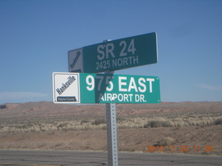 Moab trip - aerial Dirty Devil airstrip