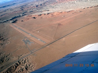 Moab trip - aerial Hanksville Airport
