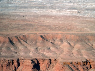 121 7dp. Moab trip - aerial White Wash Sand Dunes airstrip