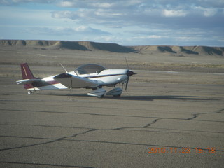 Moab trip - aerial White Wash Sand Dunes airstrip area