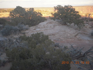 140 7dp. Moab trip - sunset at Canyonlands visitor center