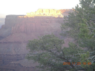 142 7dp. Moab trip - sunset at Canyonlands visitor center