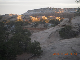 143 7dp. Moab trip - sunset at Canyonlands visitor center