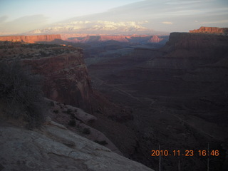 150 7dp. Moab trip - sunset at Canyonlands visitor center