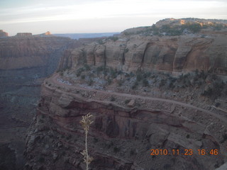 152 7dp. Moab trip - sunset at Canyonlands visitor center