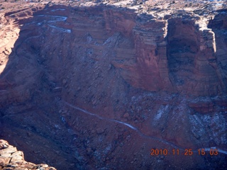 Moab trip - aerial - Green River - Mineral Canyon (Bottom) airstrip