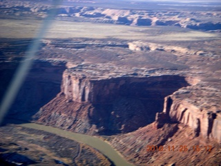 63 7dr. Moab trip - aerial - Green River canyon