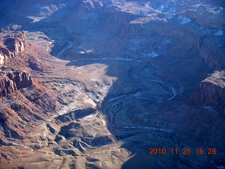 Moab trip - aerial - Dirty Devil airstrip