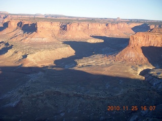 88 7dr. Moab trip - aerial - Happy Canyon airstrip