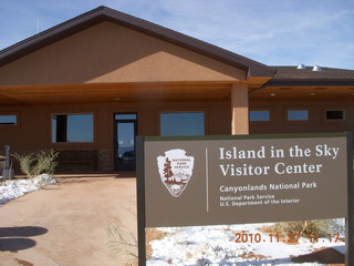 102 7dt. Moab trip - Canyonlands visitor center sign