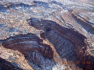 138 7dt. Moab trip - aerial - CNY to Mineral Canyon airstrip - snow