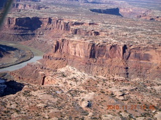 140 7dt. Moab trip - aerial - CNY to Mineral Canyon airstrip - Green River canyon