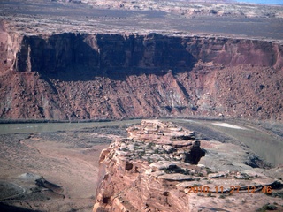 142 7dt. Moab trip - aerial - Green River canyon
