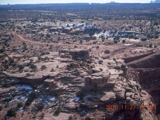 160 7dt. Moab trip - aerial - Green River canyon area