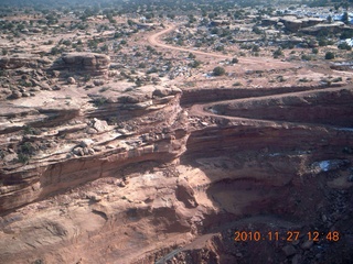161 7dt. Moab trip - aerial - Green River canyon area