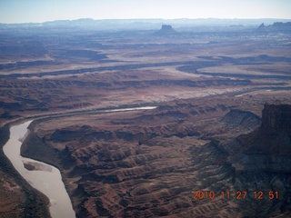166 7dt. Moab trip - aerial - Green River canyon