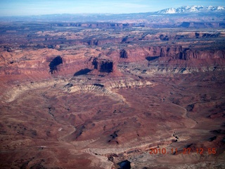 174 7dt. Moab trip - aerial - Canyonlands - Green River side