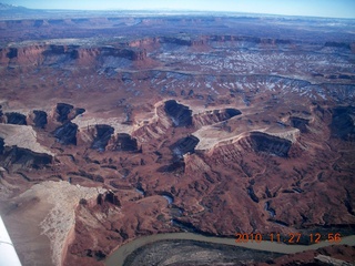 179 7dt. Moab trip - aerial - Canyonlands - Green River