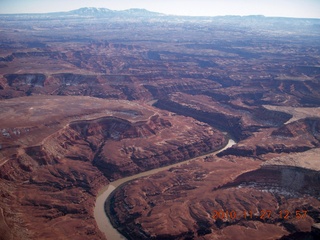 183 7dt. Moab trip - aerial - Canyonlands - Green River