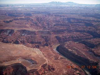 186 7dt. Moab trip - aerial - Canyonlands - Green River