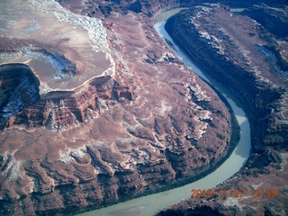 187 7dt. Moab trip - aerial - Canyonlands - Green River