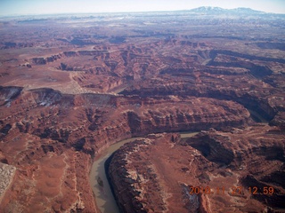 189 7dt. Moab trip - aerial - Canyonlands - Green River