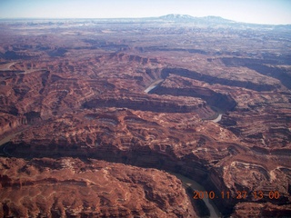 194 7dt. Moab trip - aerial - Canyonlands - Green River