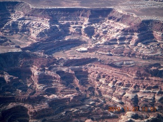 199 7dt. Moab trip - aerial - Canyonlands - Green River side