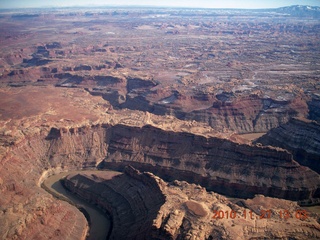 204 7dt. Moab trip - aerial - Canyonlands - Green River