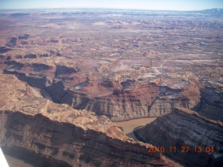 206 7dt. Moab trip - aerial - Canyonlands - Confluence of Green and Colorado Rivers