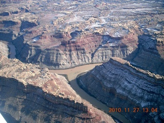 207 7dt. Moab trip - aerial - Canyonlands - Confluence of Green and Colorado Rivers
