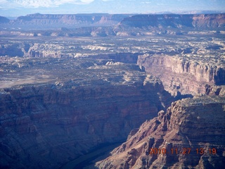 221 7dt. Moab trip - aerial - Canyonlands Colorado River