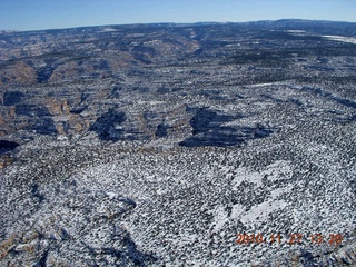 222 7dt. Moab trip - aerial - Canyonlands - Utah - snow